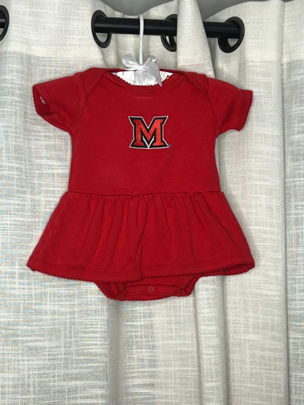 0-3 Months Creative Knitwear Redhawks Dress
